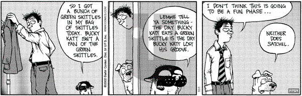 Get Fuzzy on Tuesday October 1, 2002 Comic Strip