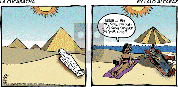 La Cucaracha on Tuesday July 18, 2006 Comic Strip