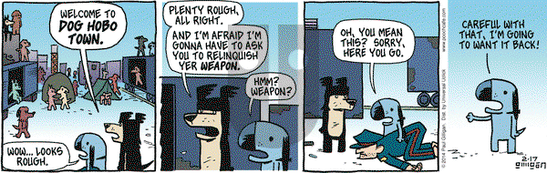 Pooch Cafe on Monday February 17, 2014 Comic Strip