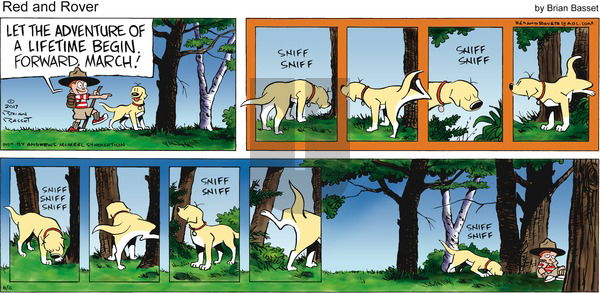 Red and Rover on Sunday August 6, 2017 Comic Strip