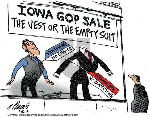Henry Payne on Saturday January 7, 2012 Comic Strip