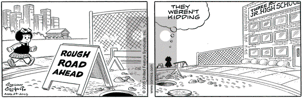 Nancy on Monday August 29, 2005 Comic Strip