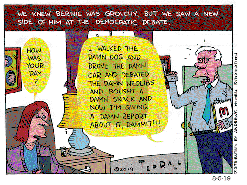 Ted Rall on Monday August 5, 2019 Comic Strip
