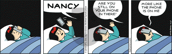 Nancy on Wednesday April 25, 2018 Comic Strip