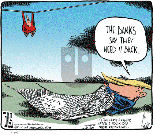 Tom Toles on Monday February 6, 2017 Comic Strip