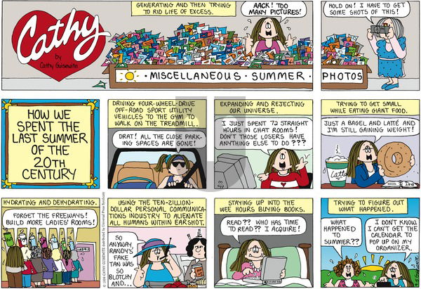 Cathy Classics on Sunday September 5, 1999 Comic Strip
