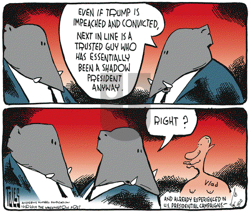 Tom Toles on Thursday October 17, 2019 Comic Strip