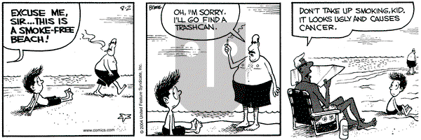 Grand Avenue on Monday August 2, 2004 Comic Strip