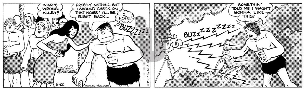 Alley Oop - Saturday September 22, 2007 Comic Strip