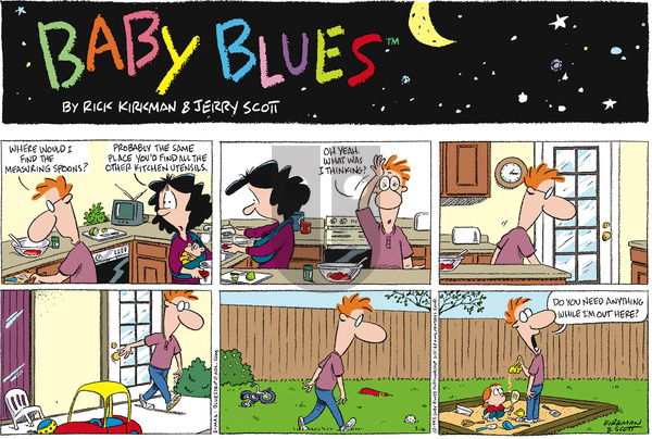 Baby Blues on Sunday March 16, 1997 Comic Strip