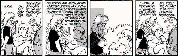 Doonesbury on Tuesday June 23, 1987 Comic Strip
