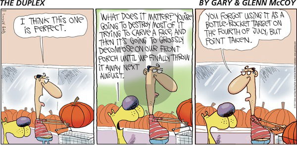 The Duplex on Sunday October 22, 2017 Comic Strip