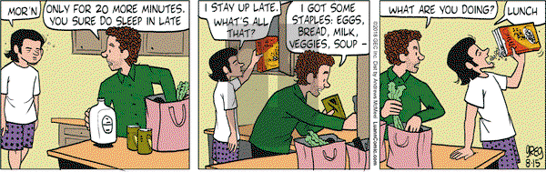 Luann on Wednesday August 15, 2018 Comic Strip