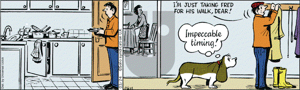 Fred Basset on Tuesday March 24, 2015 Comic Strip