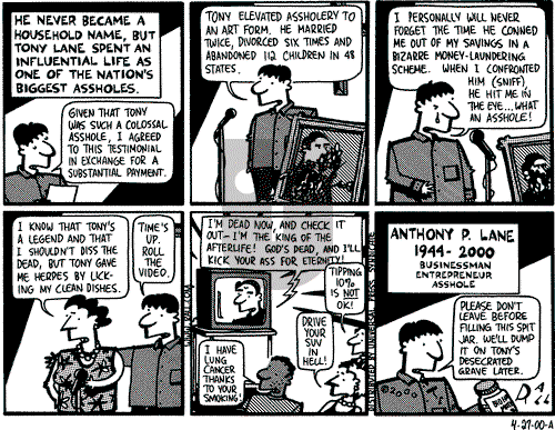 Ted Rall - Thursday April 27, 2000 Comic Strip