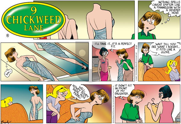 9 Chickweed Lane on Sunday May 5, 2002 Comic Strip
