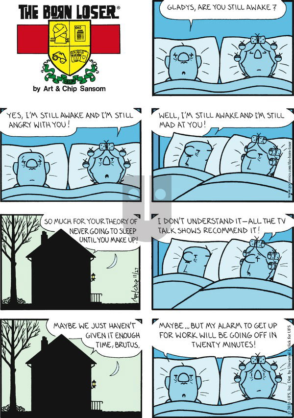 The Born Loser on Sunday November 27, 2016 Comic Strip