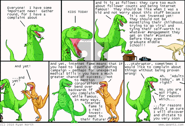 Dinosaur Comics on Tuesday May 20, 2025 Comic Strip