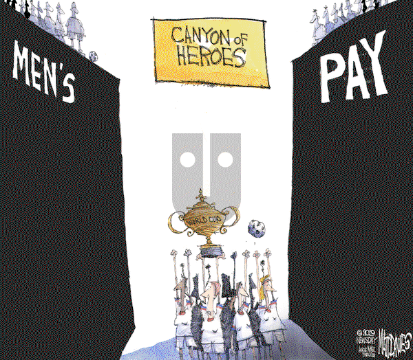 Matt Davies on Tuesday July 9, 2019 Comic Strip