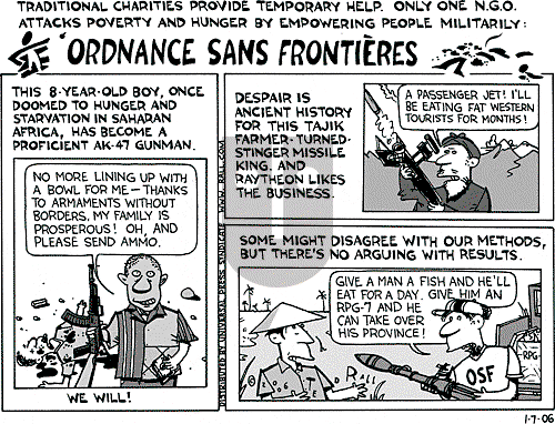 Ted Rall on Saturday January 7, 2006 Comic Strip