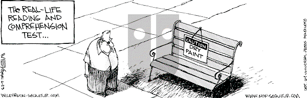 Non Sequitur on Saturday June 23, 2001 Comic Strip