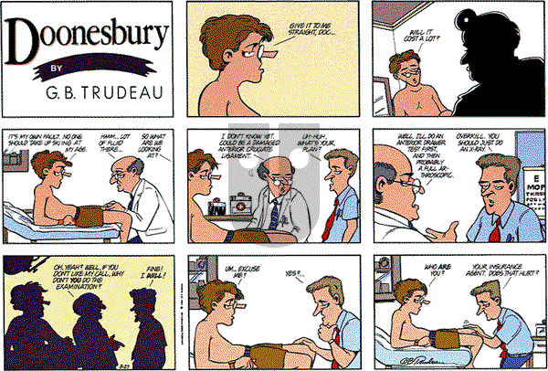 Doonesbury on Sunday March 27, 1994 Comic Strip