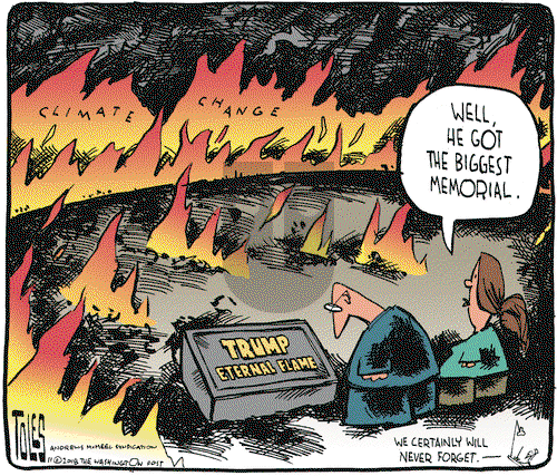 Tom Toles on Tuesday November 13, 2018 Comic Strip