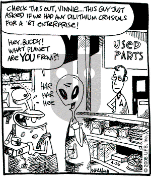 Reality Check on Saturday April 26, 2008 Comic Strip