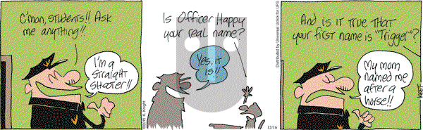 The Knight Life - Tuesday December 16, 2014 Comic Strip