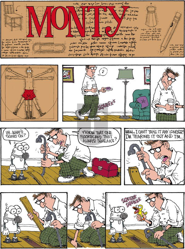 Monty on Sunday April 18, 2021 Comic Strip