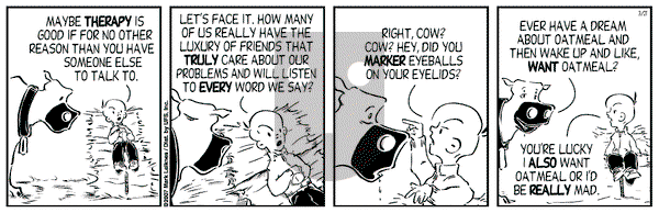 Cow and Boy Classics on Wednesday March 21, 2007 Comic Strip