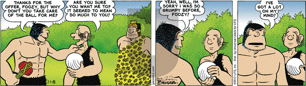 Alley Oop on Thursday November 8, 2012 Comic Strip