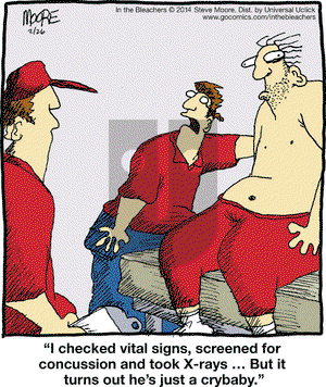 In the Bleachers on Wednesday February 26, 2014 Comic Strip