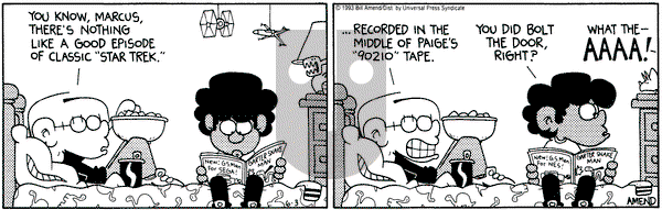 FoxTrot on Thursday June 3, 1993 Comic Strip