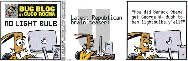 La Cucaracha on Monday December 30, 2013 Comic Strip
