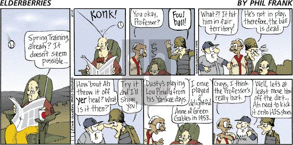 The Elderberries - Sunday March 2, 2008 Comic Strip