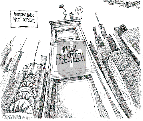 Matt Davies on Wednesday September 26, 2007 Comic Strip