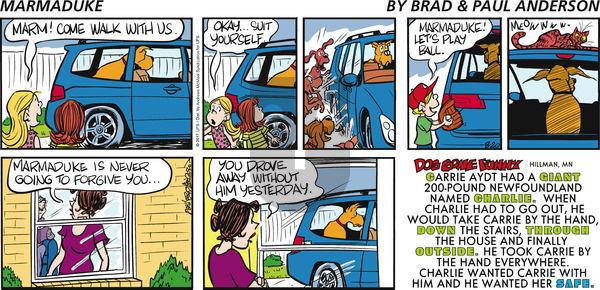 Marmaduke on Sunday August 20, 2017 Comic Strip