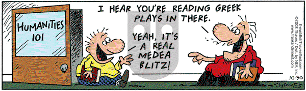 Frank and Ernest on Thursday October 30, 2003 Comic Strip