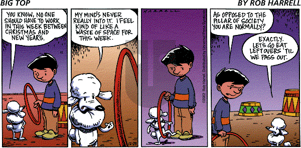 Big Top on Sunday December 29, 2002 Comic Strip