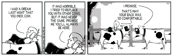 Cow and Boy Classics on Monday October 22, 2007 Comic Strip