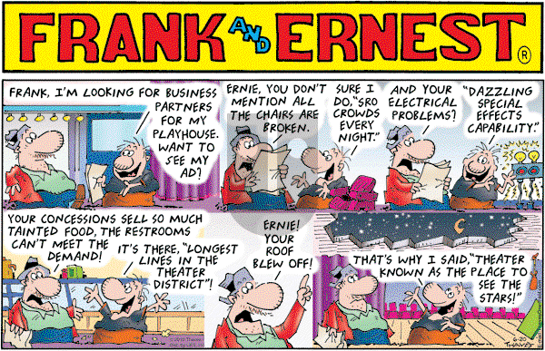 Frank and Ernest on Sunday June 20, 2010 Comic Strip