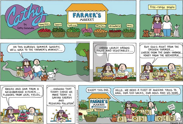 Cathy Classics on Sunday August 17, 2008 Comic Strip