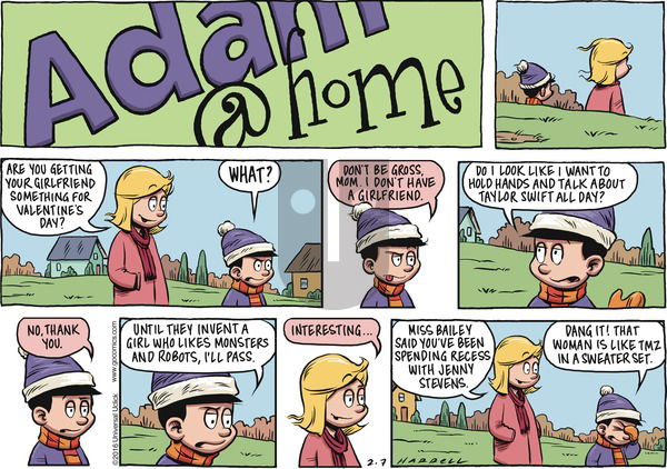 Adam@Home on Sunday February 7, 2016 Comic Strip
