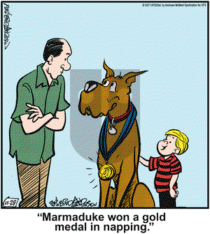 Marmaduke on Monday November 29, 2021 Comic Strip