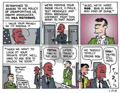 Ted Rall on Friday January 17, 2014 Comic Strip