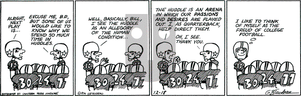 Doonesbury on Friday December 18, 1970 Comic Strip