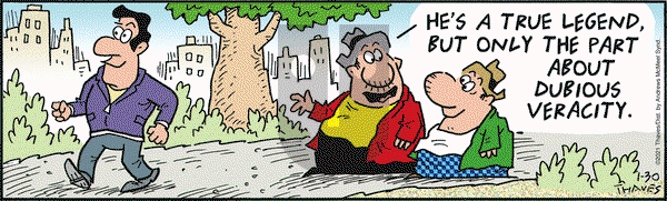 Frank and Ernest on Saturday January 30, 2021 Comic Strip