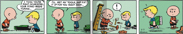 Peanuts Begins on Tuesday April 8, 2025 Comic Strip