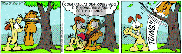 Garfield on Thursday July 7, 1988 Comic Strip